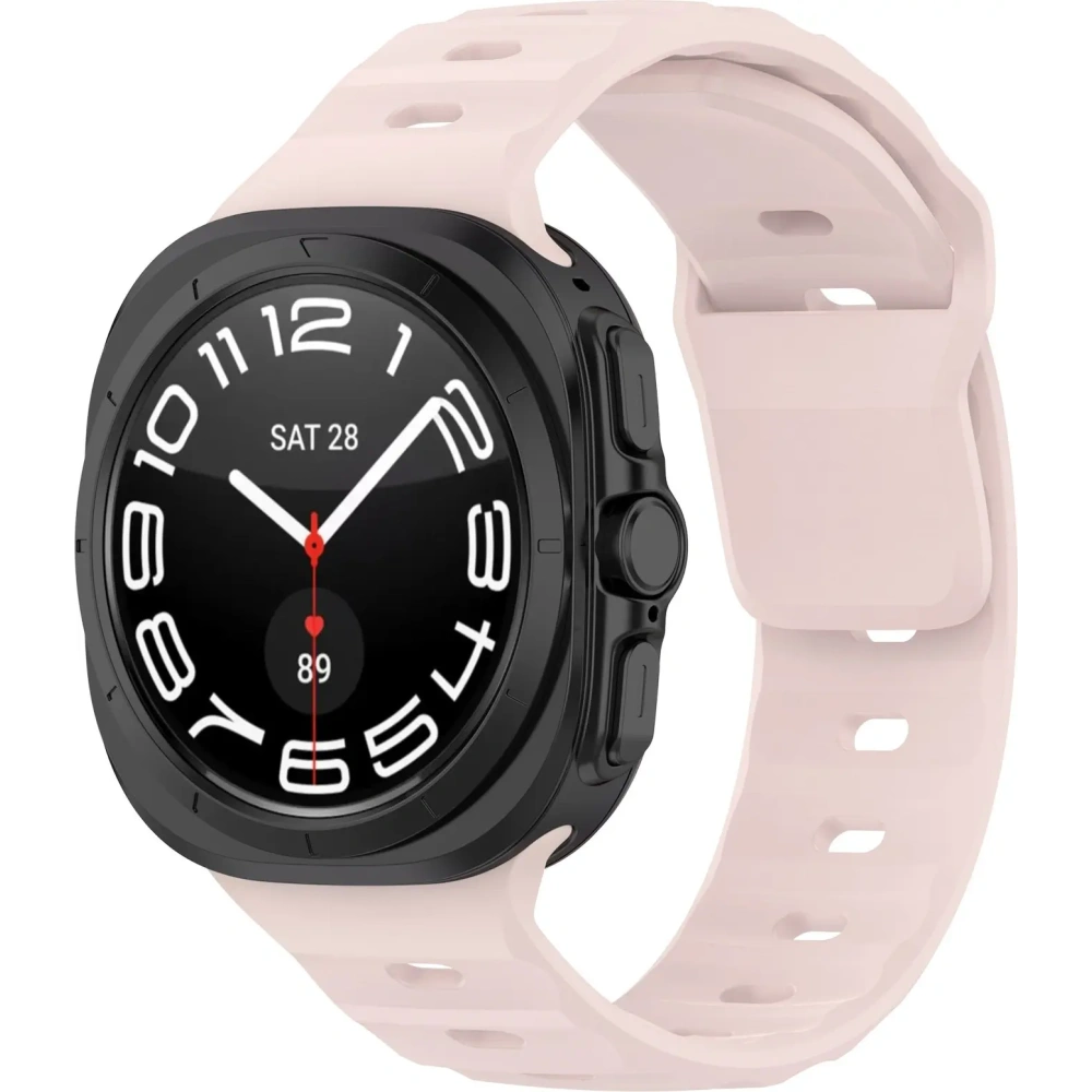 Hurtownia GSM - Silikonový pásik Bizon Strap Watch Silicone do Samsung Galaxy Watch Ultra 47 mm růžový - BIZ5862 - {ean13} - Hurt