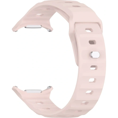 Silikonowy pasek Bizon Strap Watch Silicone do Samsung Galaxy Watch Ultra 47 mm różowy