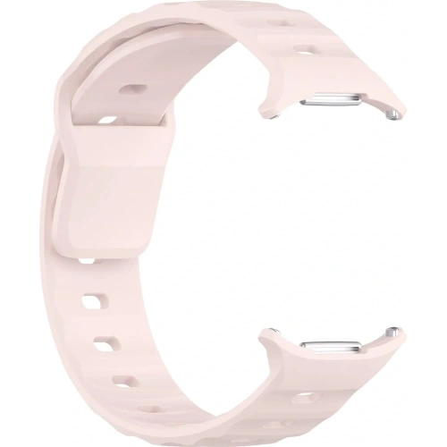 Silikonowy pasek Bizon Strap Watch Silicone do Samsung Galaxy Watch Ultra 47 mm różowy