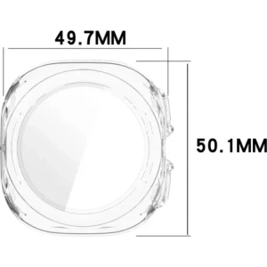 Hurtownia GSM - Etui se sklem pro hodinky Bizon Case+Glass Watch do Samsung Galaxy Watch Ultra 47 mm průhledné - BIZ5864 - {ean13} - Hurt