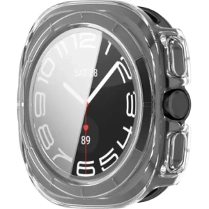 Hurtownia GSM - Etui se sklem pro hodinky Bizon Case+Glass Watch do Samsung Galaxy Watch Ultra 47 mm průhledné - BIZ5864 - {ean13} - Hurt