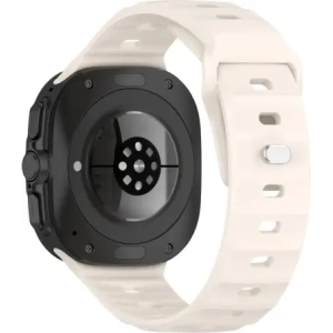 Hurtownia GSM - Silikonový pásek Bizon Strap Watch Silicone do Samsung Galaxy Watch Ultra 47 mm světlobežový - BIZ5872 - {ean13} - Hurt
