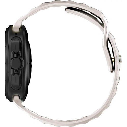 Silikonowy pasek Bizon Strap Watch Silicone do Samsung Galaxy Watch Ultra 47 mm jasnobeżowy