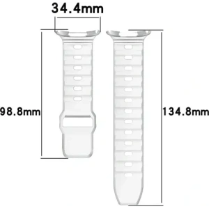 Hurtownia GSM - Silikonový pásek Bizon Strap Watch Silicone do Samsung Galaxy Watch Ultra 47 mm bílý - BIZ5882 - {ean13} - Hurt