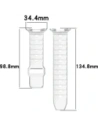 Hurtownia GSM - Silikonový pásek Bizon Strap Watch Silicone do Samsung Galaxy Watch Ultra 47 mm bílý - BIZ5882 - {ean13} - Hurt