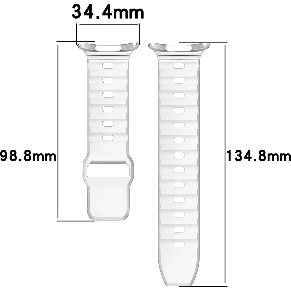 Hurtownia GSM - Silikonový pásek Bizon Strap Watch Silicone do Samsung Galaxy Watch Ultra 47 mm bílý - BIZ5882 - {ean13} - Hurt