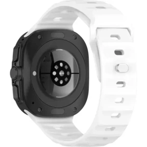 Hurtownia GSM - Silikonový pásek Bizon Strap Watch Silicone do Samsung Galaxy Watch Ultra 47 mm bílý - BIZ5882 - {ean13} - Hurt
