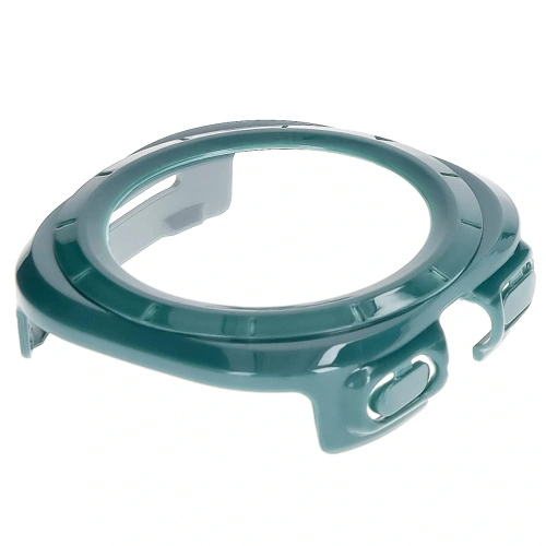 Etui ze szkłem do zegarka Bizon Case+Glass Watch do Samsung Galaxy Watch Ultra 47 mm zielone