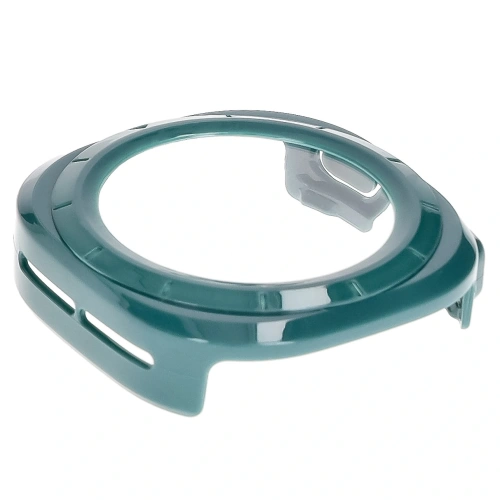 Etui ze szkłem do zegarka Bizon Case+Glass Watch do Samsung Galaxy Watch Ultra 47 mm zielone