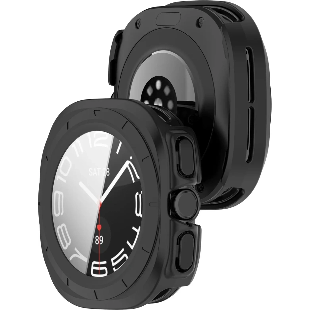 Hurtownia GSM - Bizon Case+Glass Uhr Samsung Galaxy Uhr Ultra 47 mm matt schwarz - BIZ5900 - {ean13} - Hurt