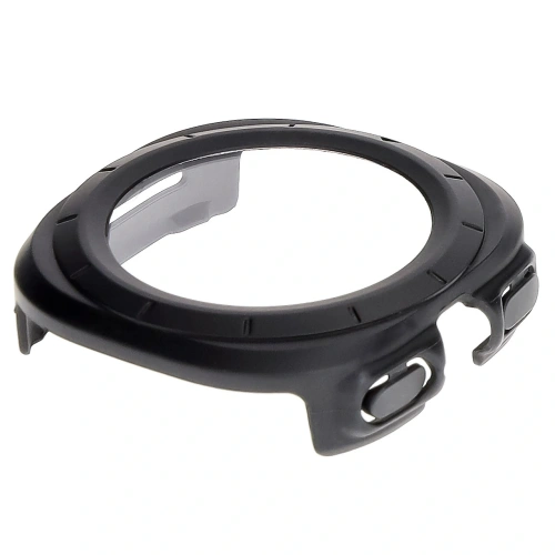 Etui ze szkłem do zegarka Bizon Case+Glass Watch do Samsung Galaxy Watch Ultra 47 mm matowo czarne