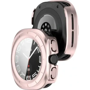 Hurtownia GSM - Etui se sklem na hodinky Bizon Case+Glass Watch pro Samsung Galaxy Watch Ultra 47 mm saténově růžové - BIZ6064 - {ean13} - Hurt