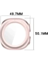 Wholesale Bizon Case+Glass Watch Samsung Galaxy Watch Ultra 47 mm satin pink - BIZ6064 - {ean13} - Hurt