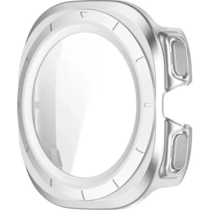 Wholesale Bizon Case+Glass Watch Samsung Galaxy Watch Ultra 47 mm satin silver - BIZ6067 - {ean13} - Hurt