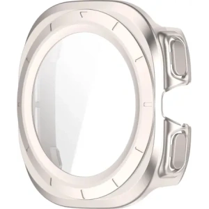 Hurtownia GSM - Etui se sklem na hodinky Bizon Case+Glass Watch pro Samsung Galaxy Watch Ultra 47 mm saténově šampaňské - BIZ5912 - {ean13} - Hurt