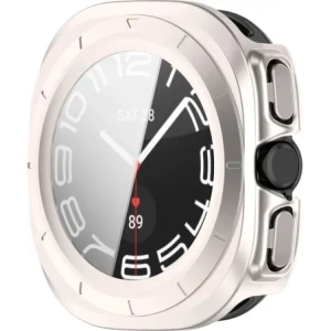 Hurtownia GSM - Etui se sklem na hodinky Bizon Case+Glass Watch pro Samsung Galaxy Watch Ultra 47 mm saténově šampaňské - BIZ5912 - {ean13} - Hurt