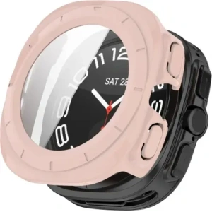 Hurtownia GSM - Etui se sklem na hodinky Bizon Case+Glass Watch do Samsung Galaxy Watch Ultra 47 mm růžové - BIZ6069 - {ean13} - Hurt