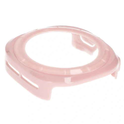 Etui ze szkłem do zegarka Bizon Case+Glass Watch do Samsung Galaxy Watch Ultra 47 mm różowe