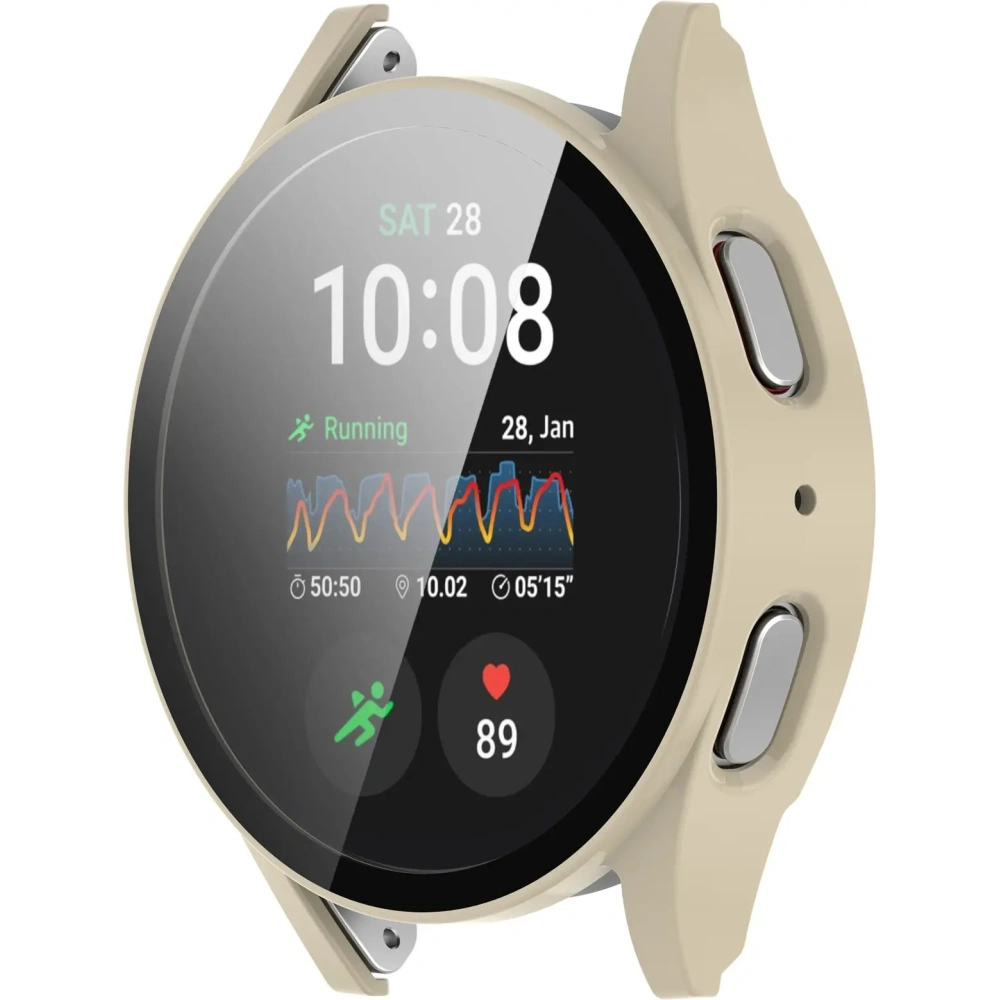 Hurtownia GSM - Bizon Case+Glass Ceas Samsung Galaxy Watch 7 44 mm bej - BIZ6070 - {ean13} - Hurt