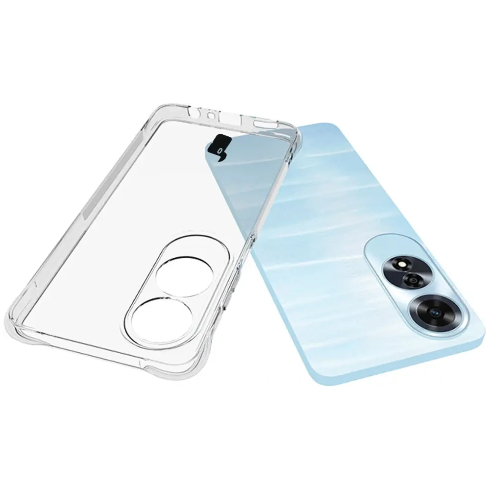 Hurtownia GSM - Elastyczne etui Bizon Case Salpa do Oppo A60 4G przezroczyste - BIZ6071 - {ean13} - Hurt