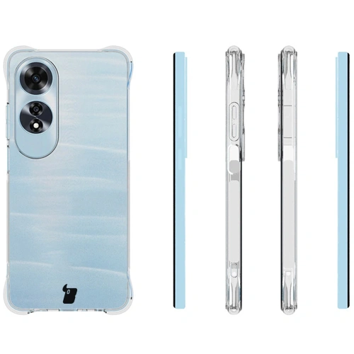Elastyczne etui Bizon Case Salpa do Oppo A60 4G przezroczyste