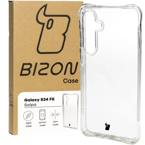 Elastyczne etui Bizon Case Salpa do Samsung Galaxy S24 FE przezroczyste