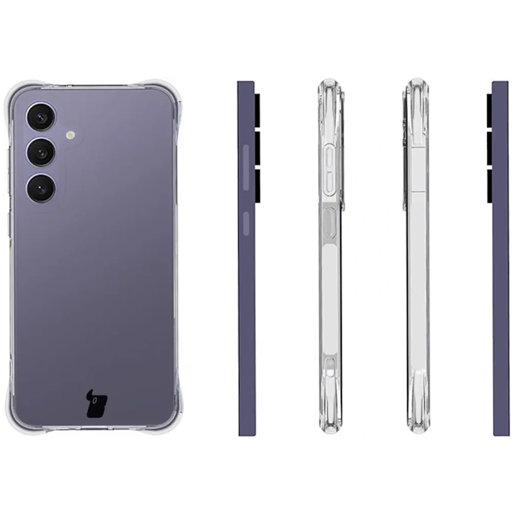Hurtownia GSM - Elastyczne etui Bizon Case Salpa do Samsung Galaxy S24 FE przezroczyste - BIZ5917 - {ean13} - Hurt