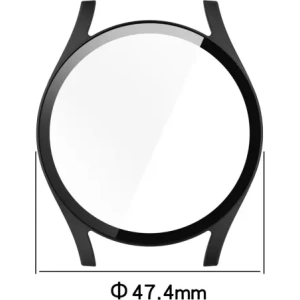 Hurtownia GSM - Bizon Case+Glass Ceas Samsung Galaxy Watch 7 44 mm negru - BIZ6073 - {ean13} - Hurt