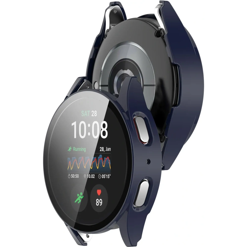Wholesale Bizon Case+Glass Watch Samsung Galaxy Watch 7 44 mm blue - BIZ6074 - {ean13} - Hurt