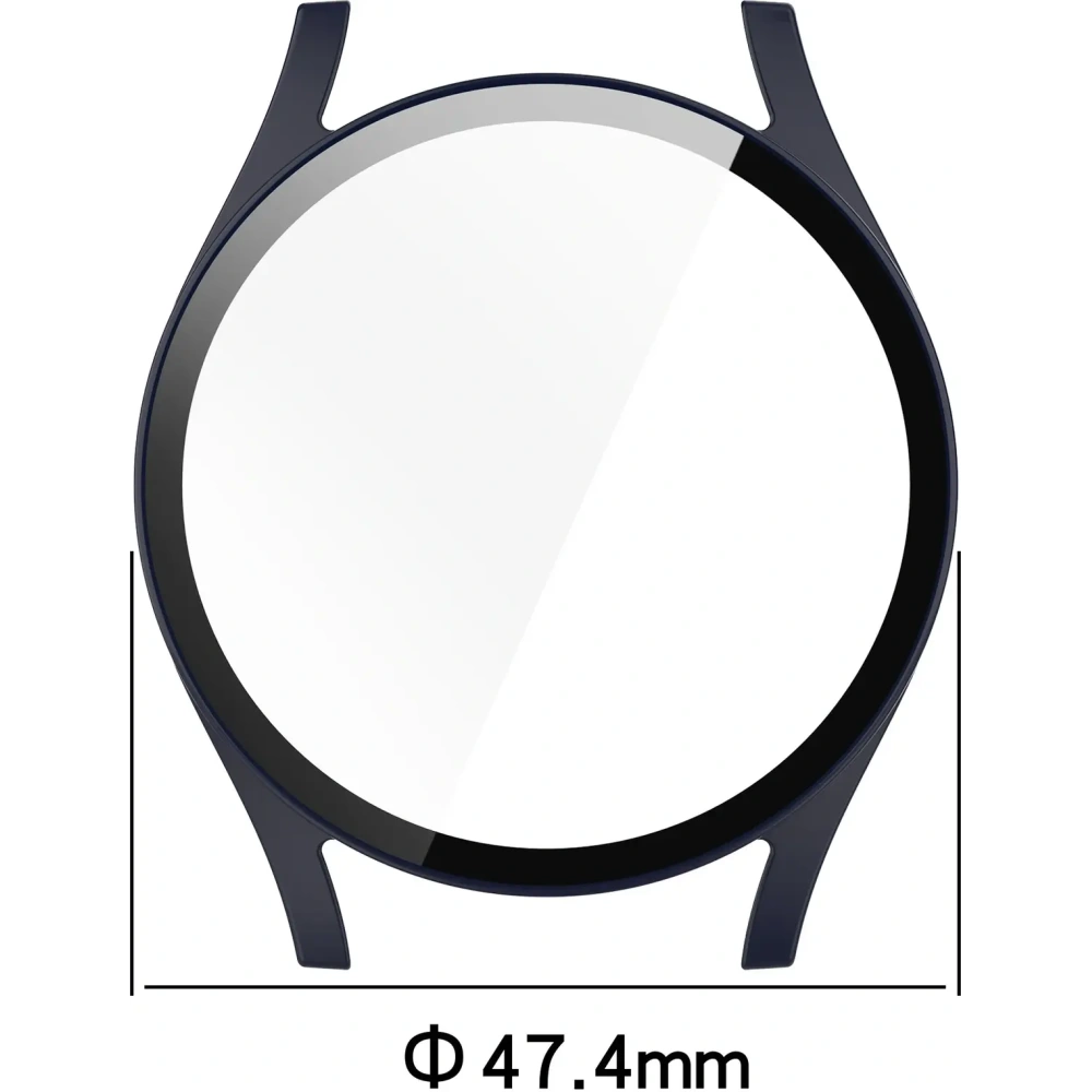 Wholesale Bizon Case+Glass Watch Samsung Galaxy Watch 7 44 mm blue - BIZ6074 - {ean13} - Hurt