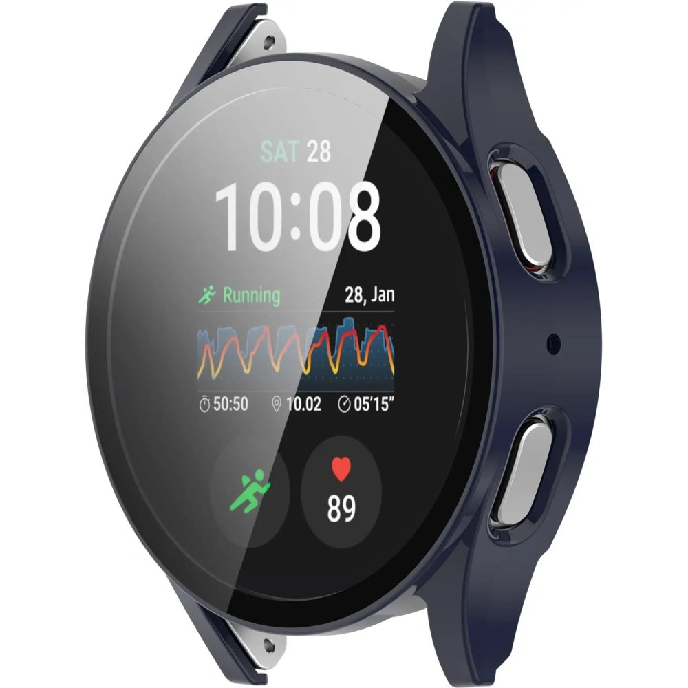 Wholesale Bizon Case+Glass Watch Samsung Galaxy Watch 7 44 mm blue - BIZ6074 - {ean13} - Hurt