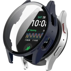Hurtownia GSM - Etui ze skla na hodinky Bizon Case+Glass Watch do Samsung Galaxy Watch 7 44 mm modré - BIZ6074 - {ean13} - Hurt