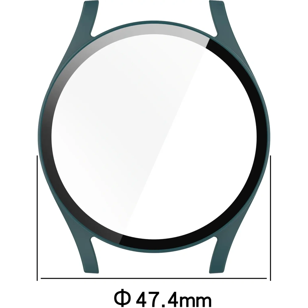 Hurtownia GSM - Etui ze szkłem do zegarka Bizon Case+Glass Watch do Samsung Galaxy Watch 7 44 mm zielone - BIZ6076 - {ean13} - Hurt