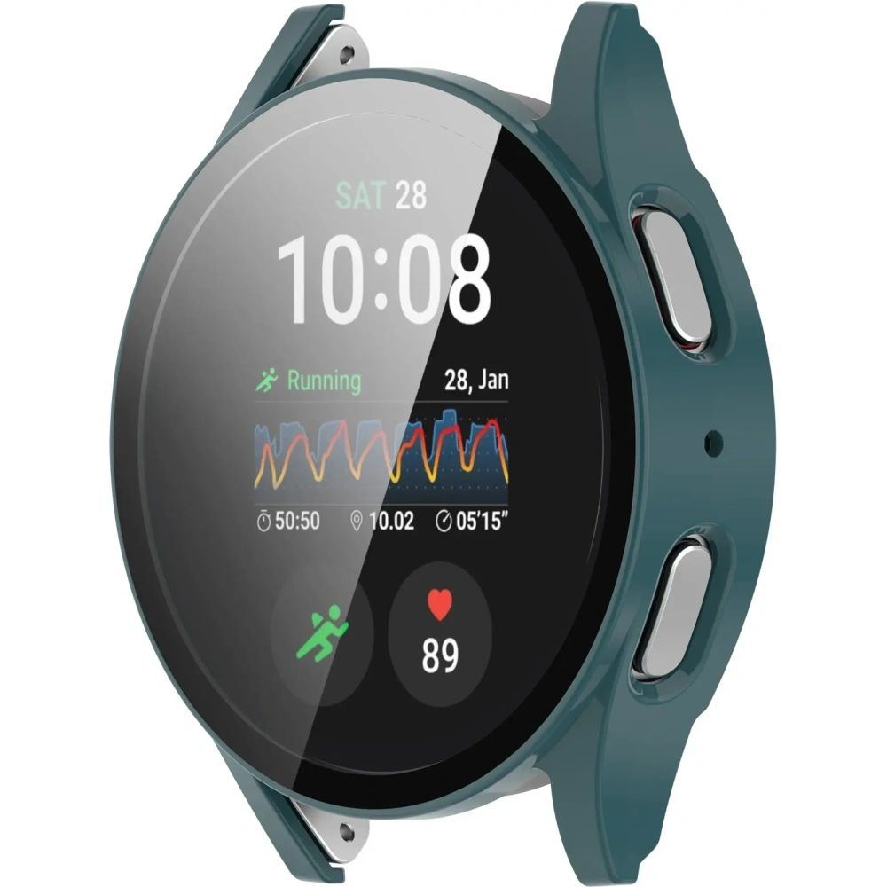 Hurtownia GSM - Etui se sklem na hodinky Bizon Case+Glass Watch do Samsung Galaxy Watch 7 44 mm zelené - BIZ6076 - {ean13} - Hurt