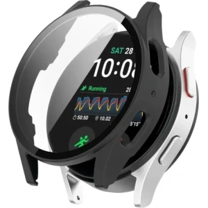 Hurtownia GSM - Etui ze skla na hodinky Bizon Case+Glass Watch do Samsung Galaxy Watch 7 44 mm černé matné - BIZ6078 - {ean13} - Hurt