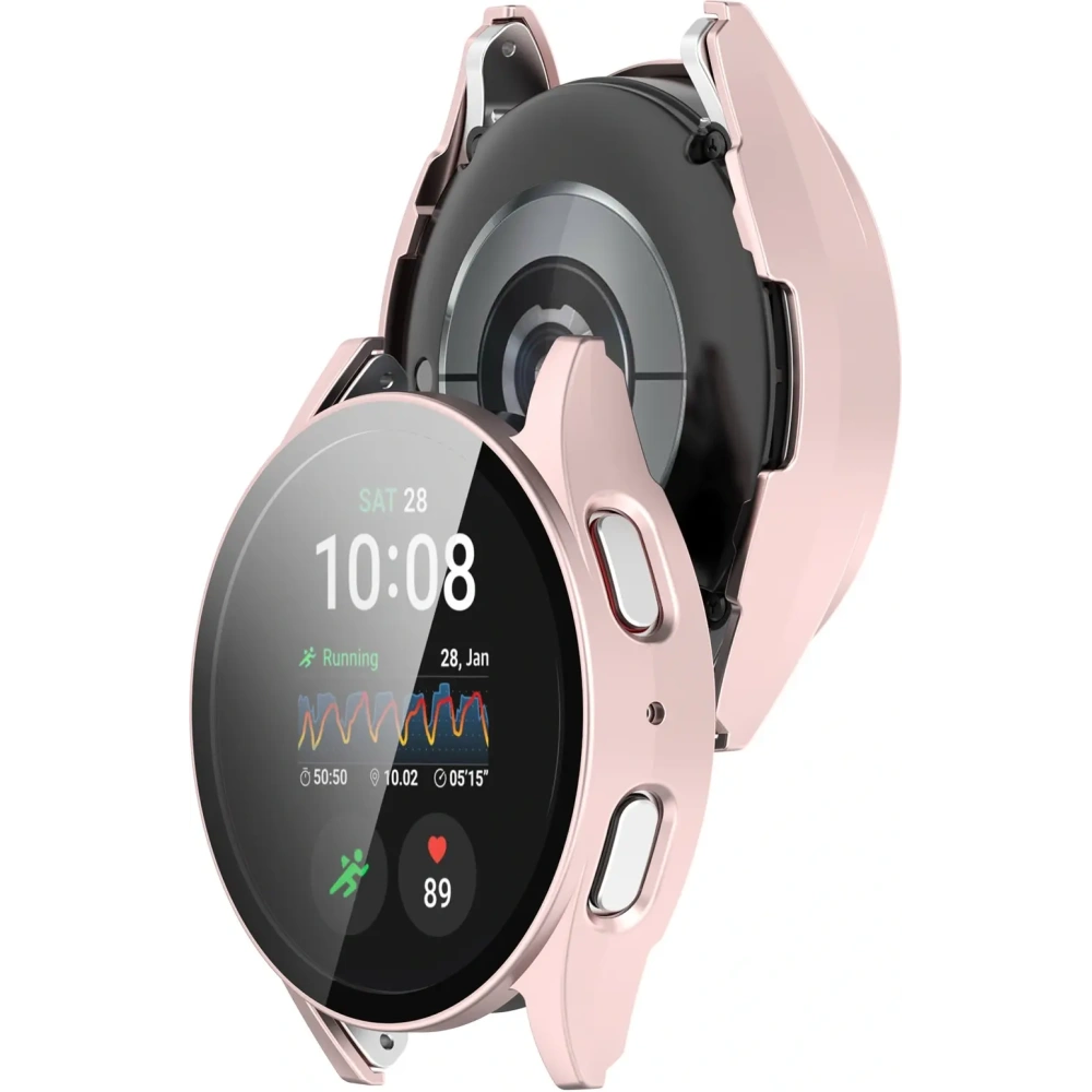 Hurtownia GSM - Bizon Case+Glass Ceas Samsung Galaxy Watch 7 44 mm roz satinat - BIZ6079 - {ean13} - Hurt