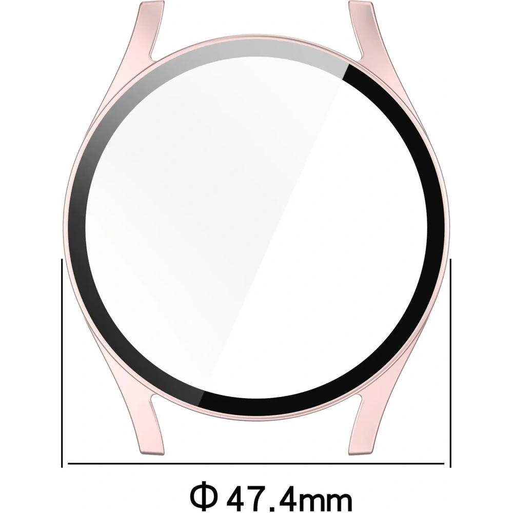 Hurtownia GSM - Bizon Case+Glass óra Samsung Galaxy Watch 7 44 mm selyem rózsaszín - BIZ6079 - {ean13} - Hurt