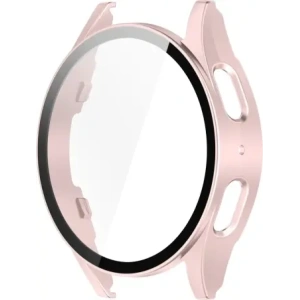 Hurtownia GSM - Etui ze skla na hodinky Bizon Case+Glass Watch do Samsung Galaxy Watch 7 44 mm saténově růžové - BIZ6079 - {ean13} - Hurt