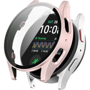 Hurtownia GSM - Etui ze skla na hodinky Bizon Case+Glass Watch do Samsung Galaxy Watch 7 44 mm saténově růžové - BIZ6079 - {ean13} - Hurt