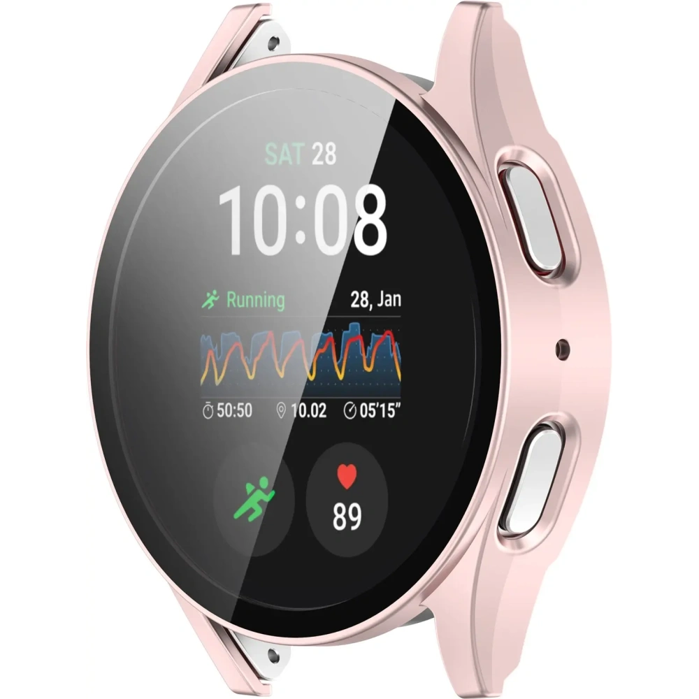 Hurtownia GSM - Bizon Case+Glass Ceas Samsung Galaxy Watch 7 44 mm roz satinat - BIZ6079 - {ean13} - Hurt