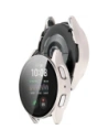 Etui ze skla na hodinky Bizon Case+Glass Watch do Samsung Galaxy Watch 7 44 mm saténově šampaňské