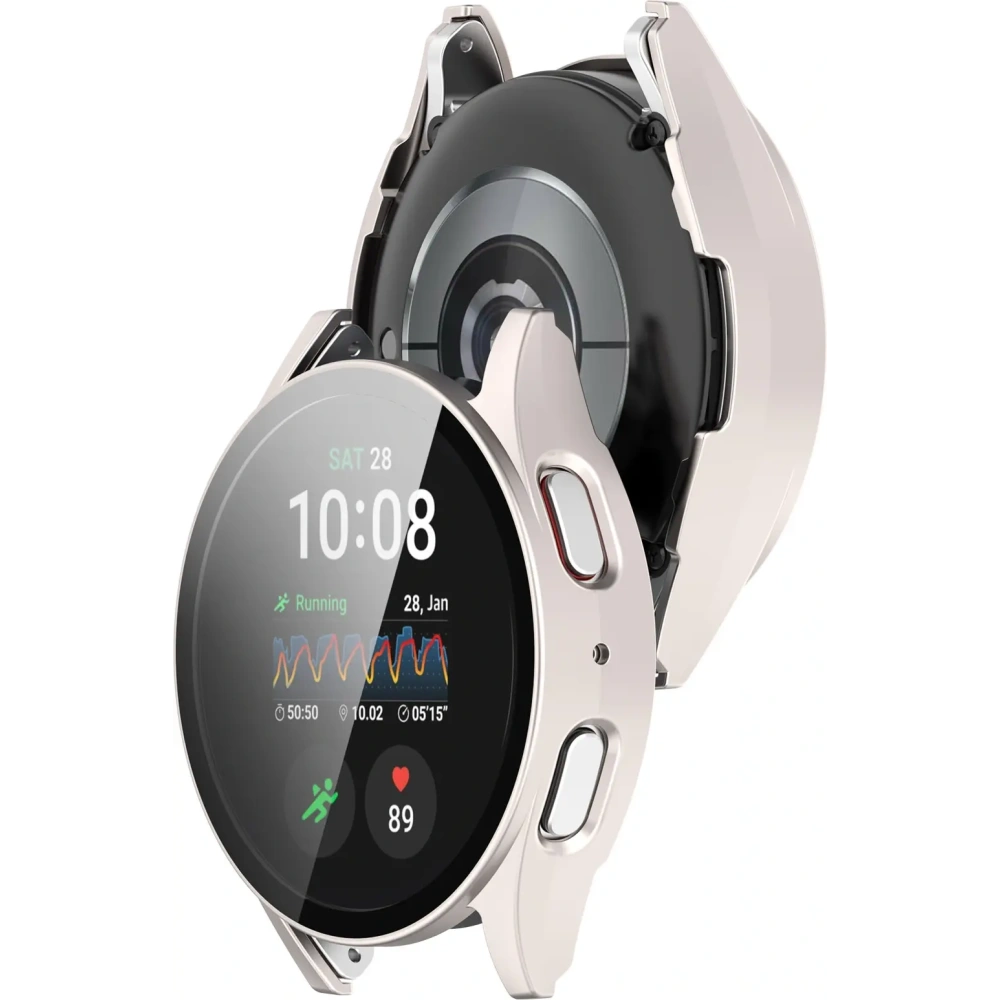 Hurtownia GSM - Bizon Case+Glass Watch Samsung Galaxy Watch 7 44 mm satin champagne - BIZ6080 - {ean13} - Hurt