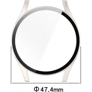 Hurtownia GSM - Bizon Case+Glass Watch Samsung Galaxy Watch 7 44 mm satin champagne - BIZ6080 - {ean13} - Hurt