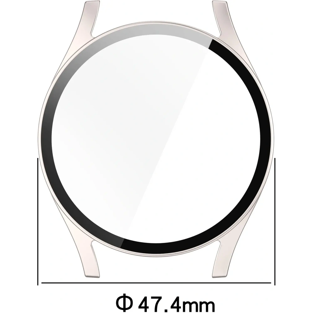 Hurtownia GSM - Bizon Case+Glass Watch Samsung Galaxy Watch 7 44 mm satin champagne - BIZ6080 - {ean13} - Hurt