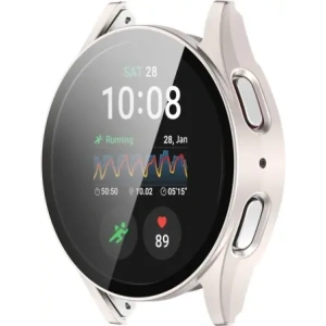 Hurtownia GSM - Bizon Case+Glass óra Samsung Galaxy Watch 7 44 mm selyem champagne - BIZ6080 - {ean13} - Hurt