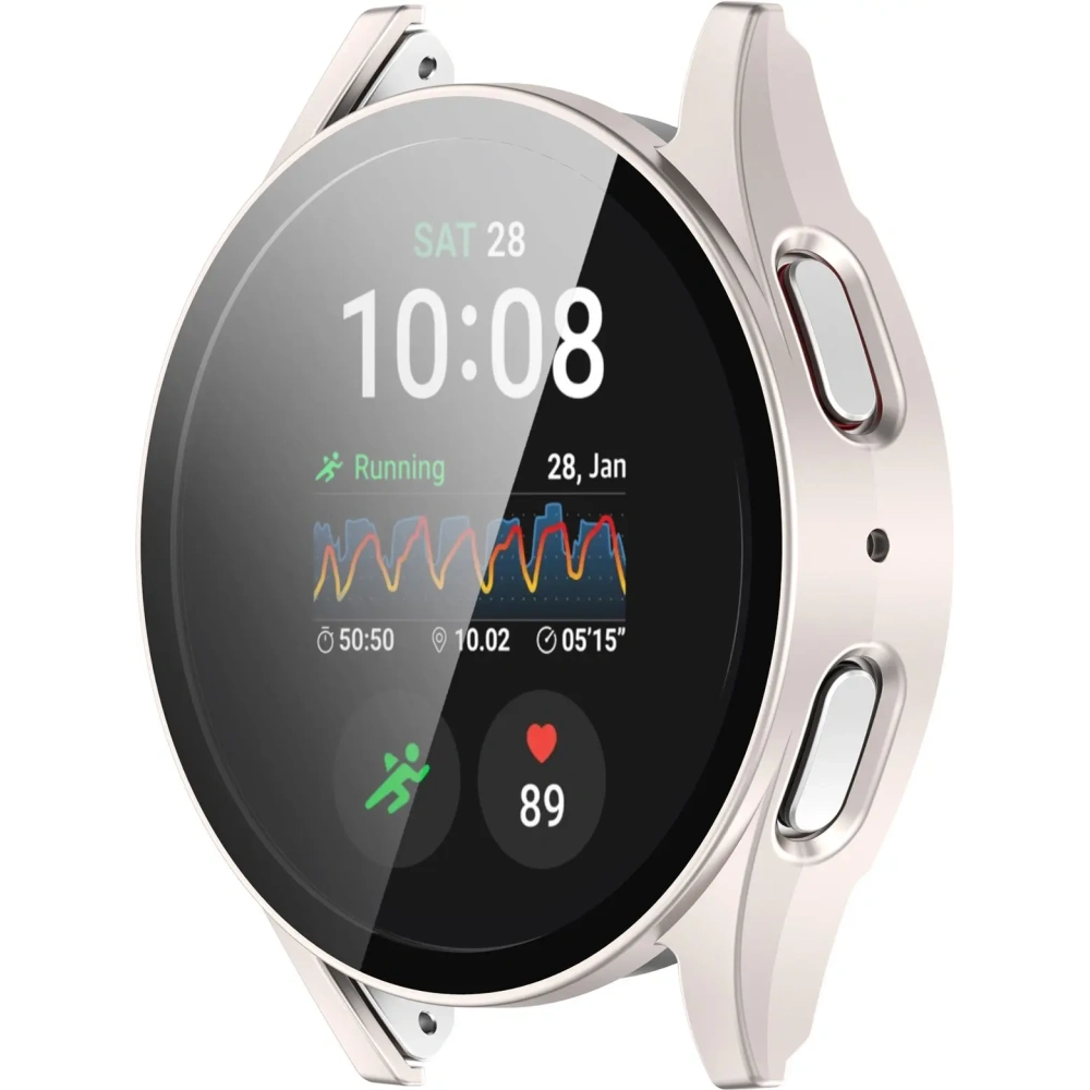 Hurtownia GSM - Bizon Case+Glass Watch Samsung Galaxy Watch 7 44 mm satin champagne - BIZ6080 - {ean13} - Hurt