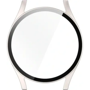Hurtownia GSM - Etui ze skla na hodinky Bizon Case+Glass Watch do Samsung Galaxy Watch 7 44 mm saténově šampaňské - BIZ6080 - {ean13} - Hurt