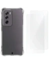 Bizon Case Clear Pack carcasă flexibilă + 2x folie de protecție pentru ecran Oppo Reno12 transparentă