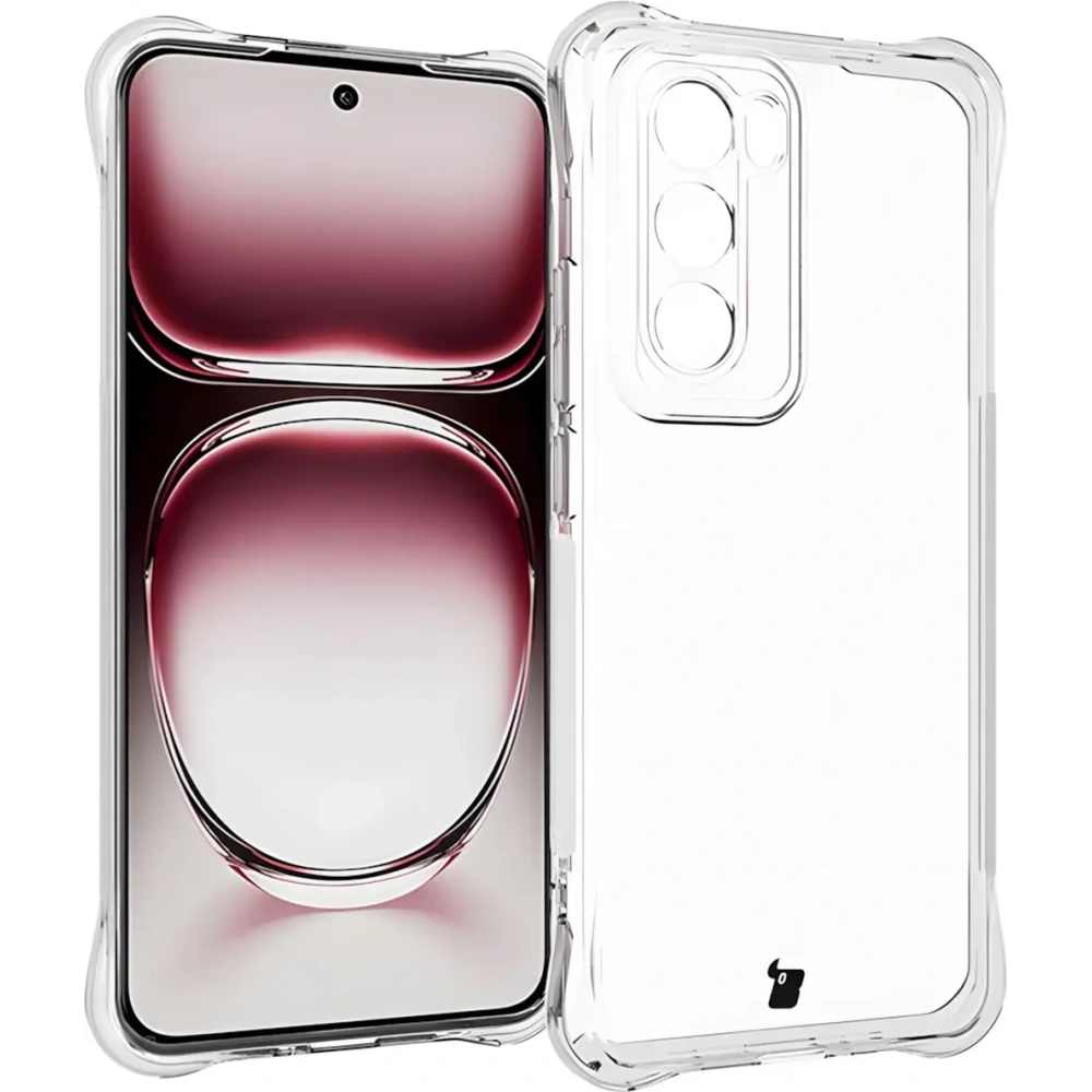 Hurtownia GSM - Etui + 2x folia na ekran Bizon Case Clear Pack do Oppo Reno12 przezroczyste - BIZ6083 - {ean13} - Hurt