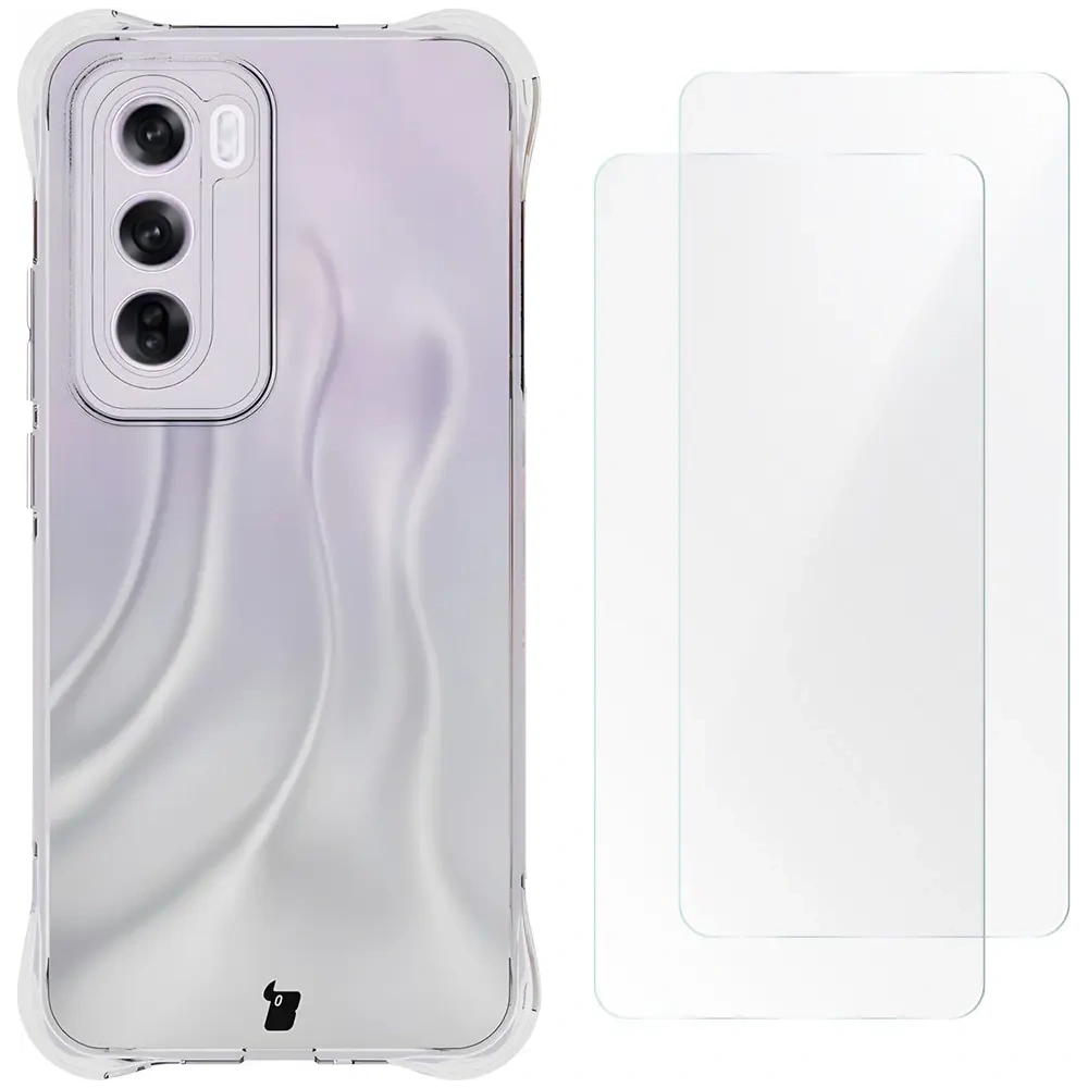 Hurtownia GSM - Etui + 2x folia na ekran Bizon Case Clear Pack do Oppo Reno12 Pro przezroczyste - BIZ6084 - {ean13} - Hurt